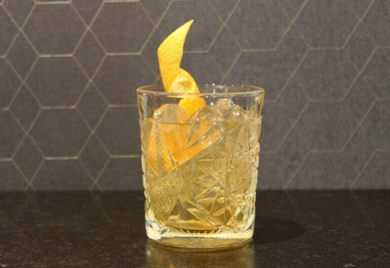Luxury Old Fashioned cocktail